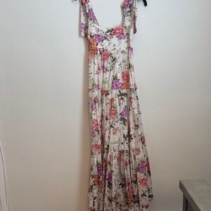 AUTHENTIC ZIMMERMANN PATTIE TIE DRESS FLORAL